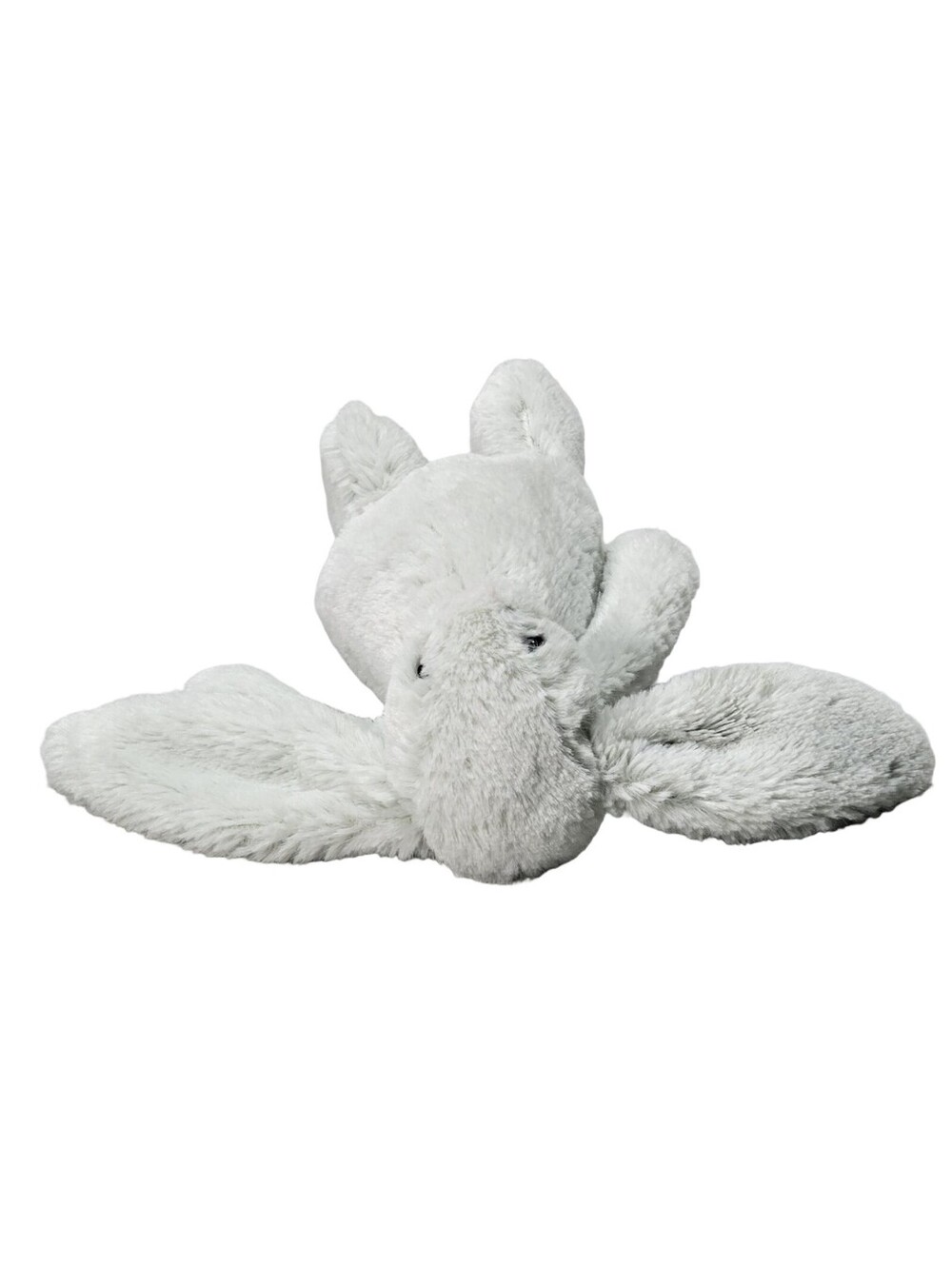 Jellycat Gray Bashful Bunny Rabbit Stuffed Animal Beanbag Plush Toy 8" - Picture 5 of 10